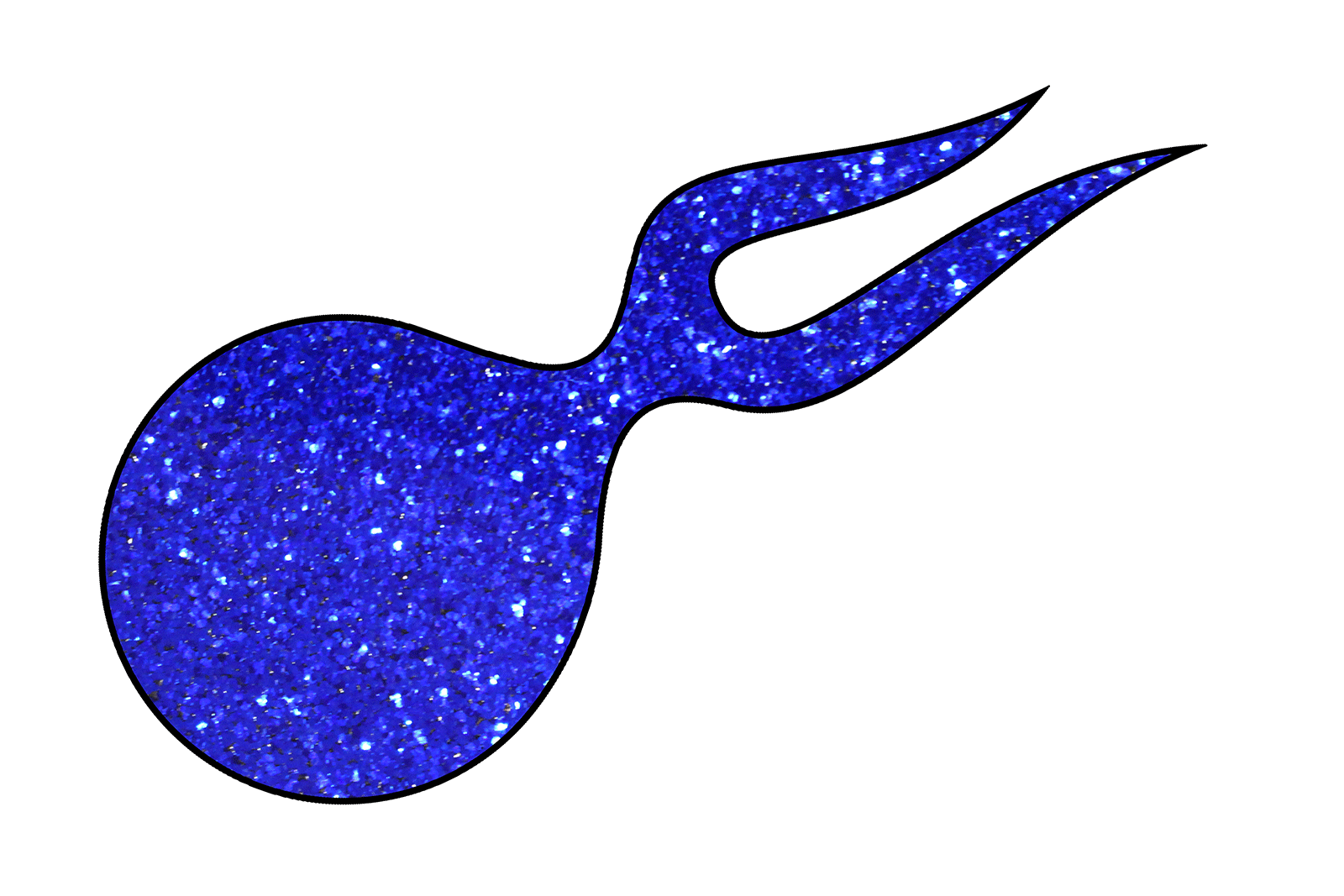 Candy Blue Paint With Metal Flake