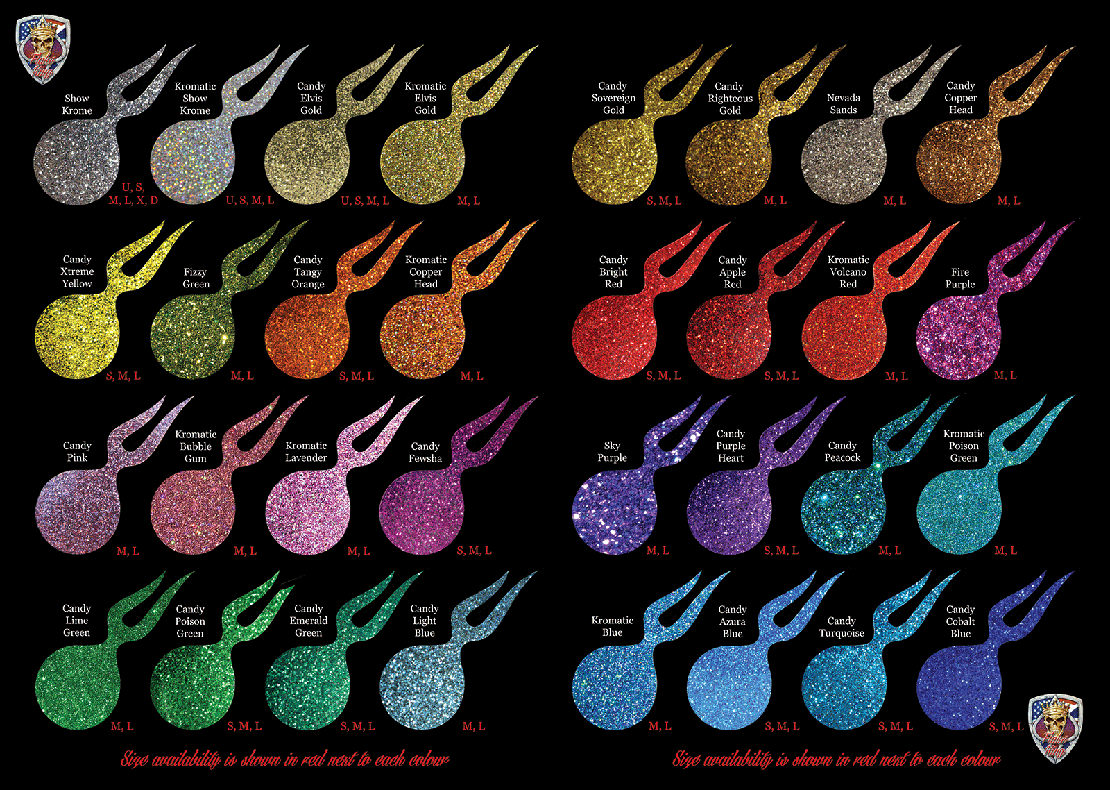 Dry Metal Flake (Glitter)